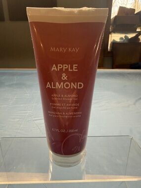 Mary Kay Apple & Almond Scented Shower Gel - Deep Red Tube